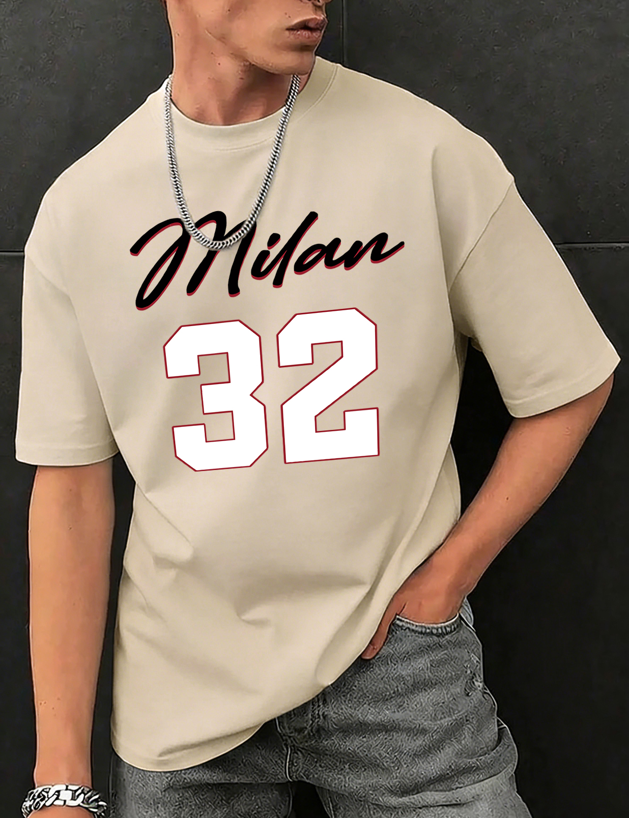 Street Fashion Milan - Milan Number 32 Creative Print Men