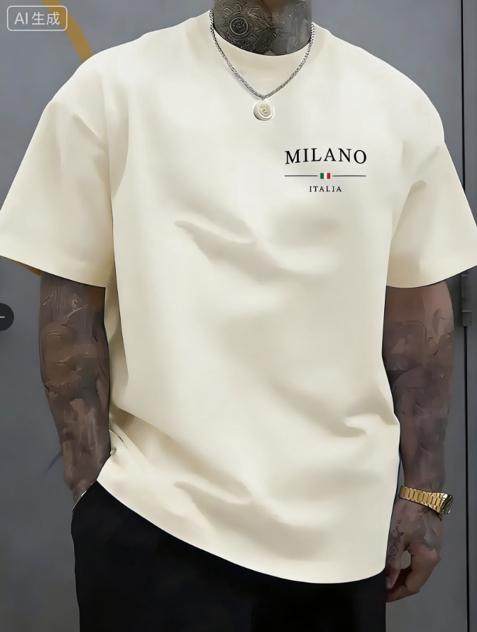 Street Fashion Milan - Latest model, trendy men's loose cotton