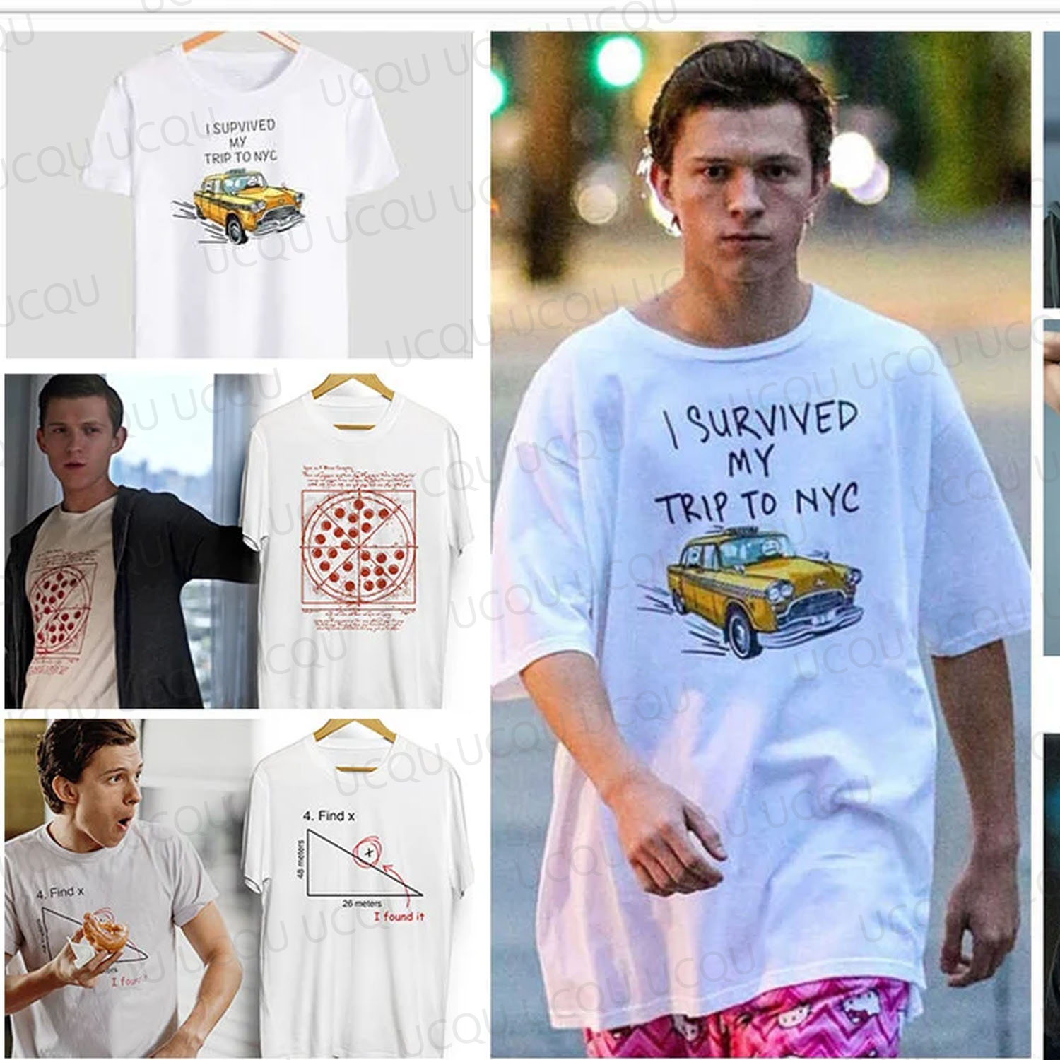 Street Fashion Nyc - Tom Holland Spiderman T-shirt I Survived
