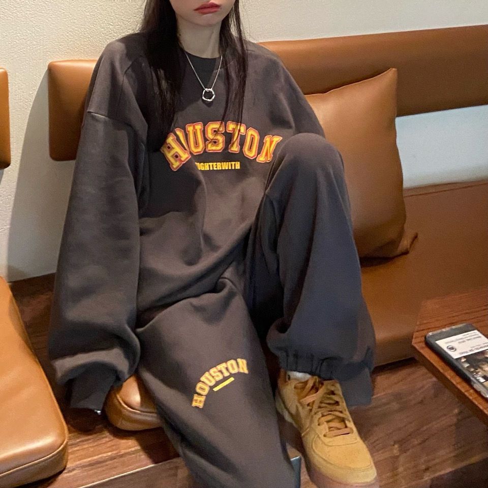 Street Fashion Hoodie - plus Size Hoodie Set Women's Casual
