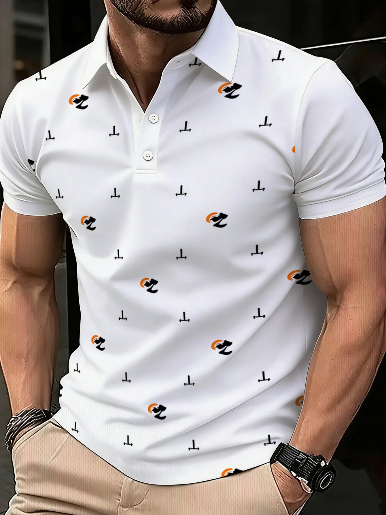 Street Fashion Graffiti - 2026 Summer New Style Men's Short-Sleeved