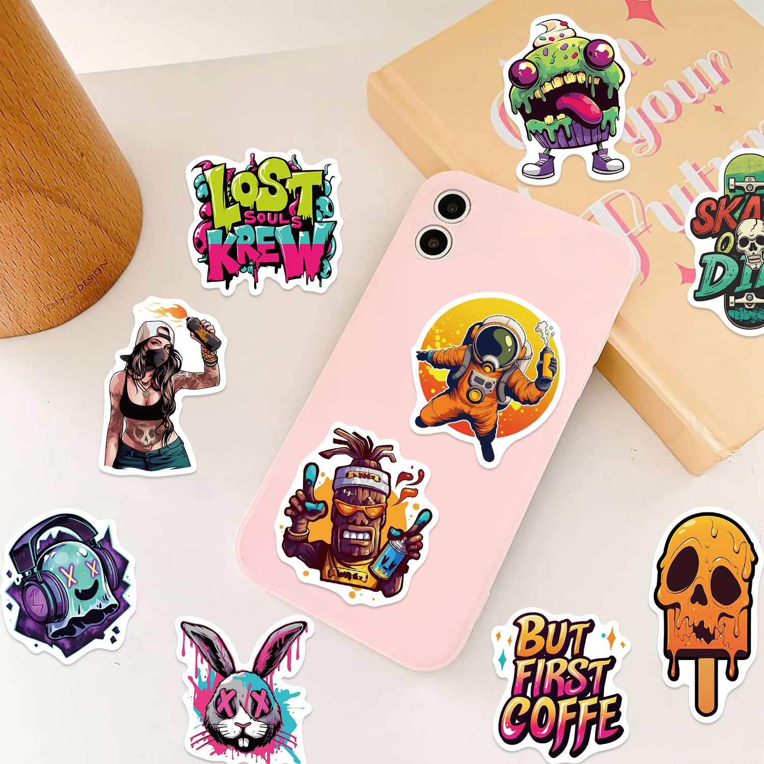 50pcs Fashion Personalized Str - Street Fashion Graffiti 评论和价格