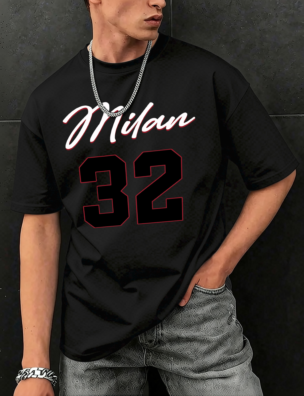 Milan Number 32 Creative Print - Street Fashion Milan 评论和价格