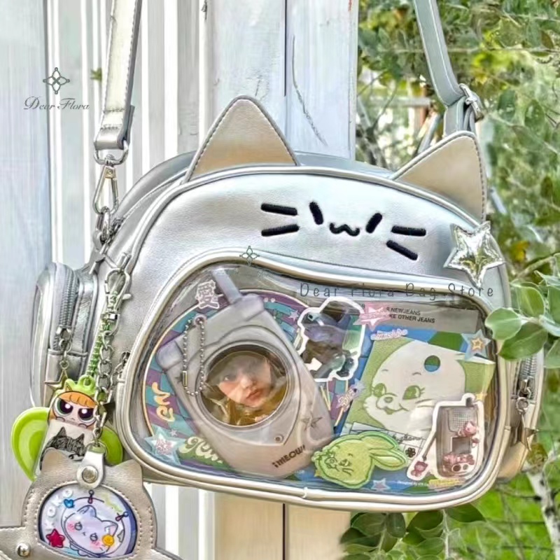 New Y2K Korean Kawaii Cat Ita  - Street Fashion Korean 评论和价格