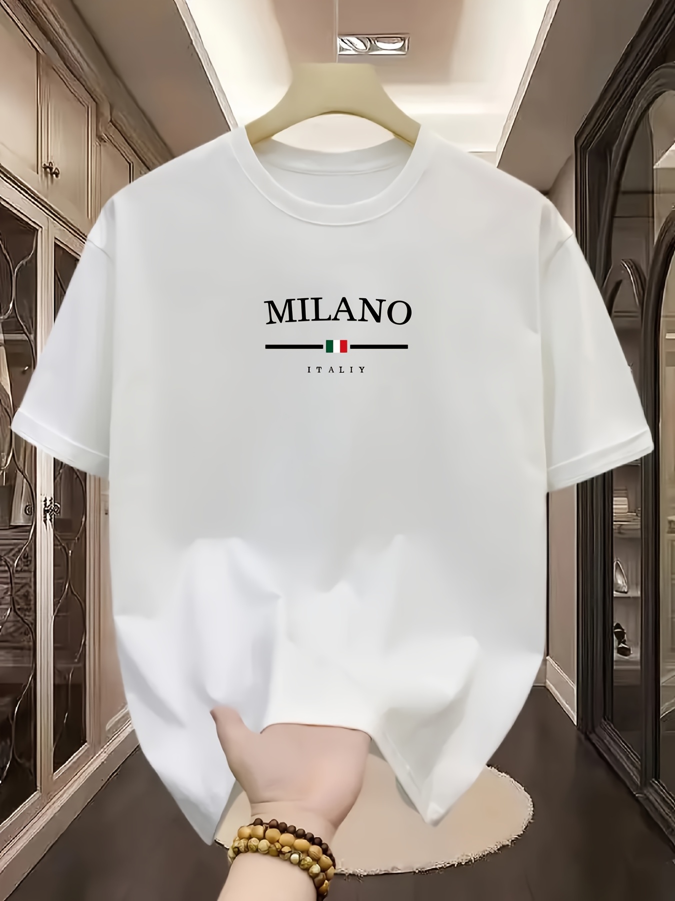 Men's 100% pure cotton fashion - Street Fashion Milan 评论和价格