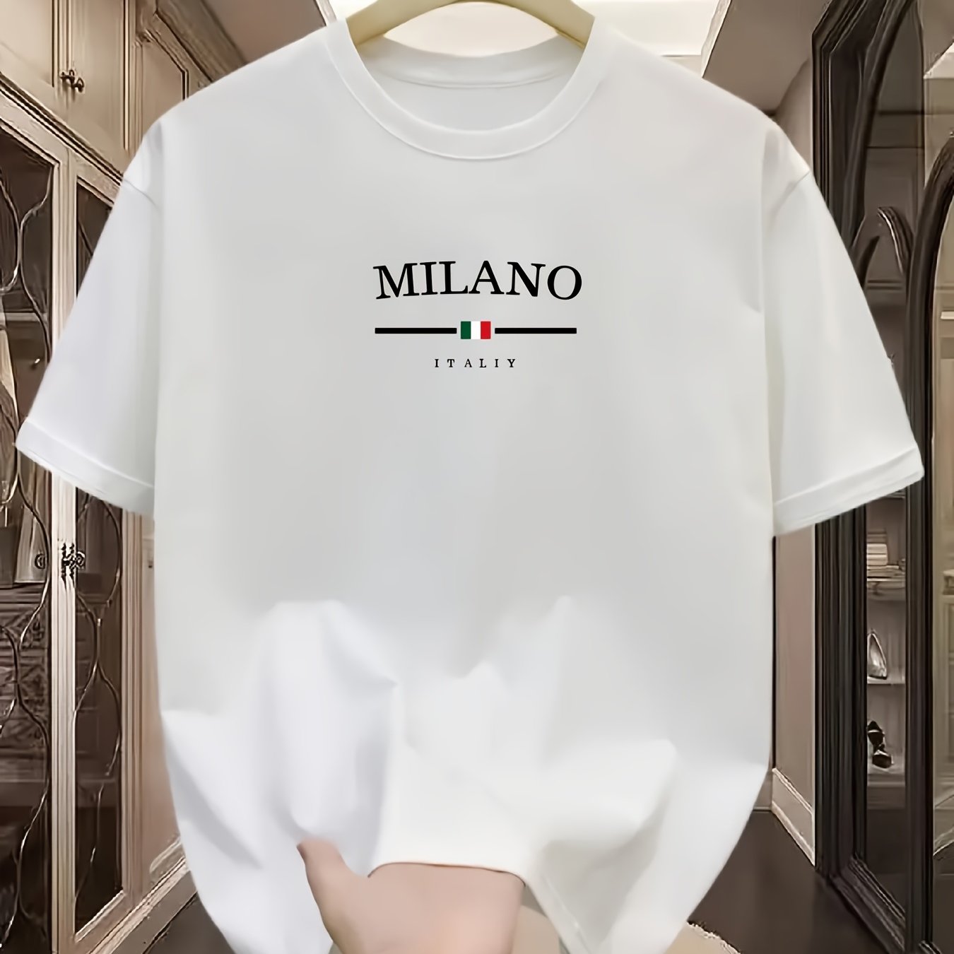 S-5XL Men's 100% Pure Cotton F - Street Fashion Milan 评论和价格