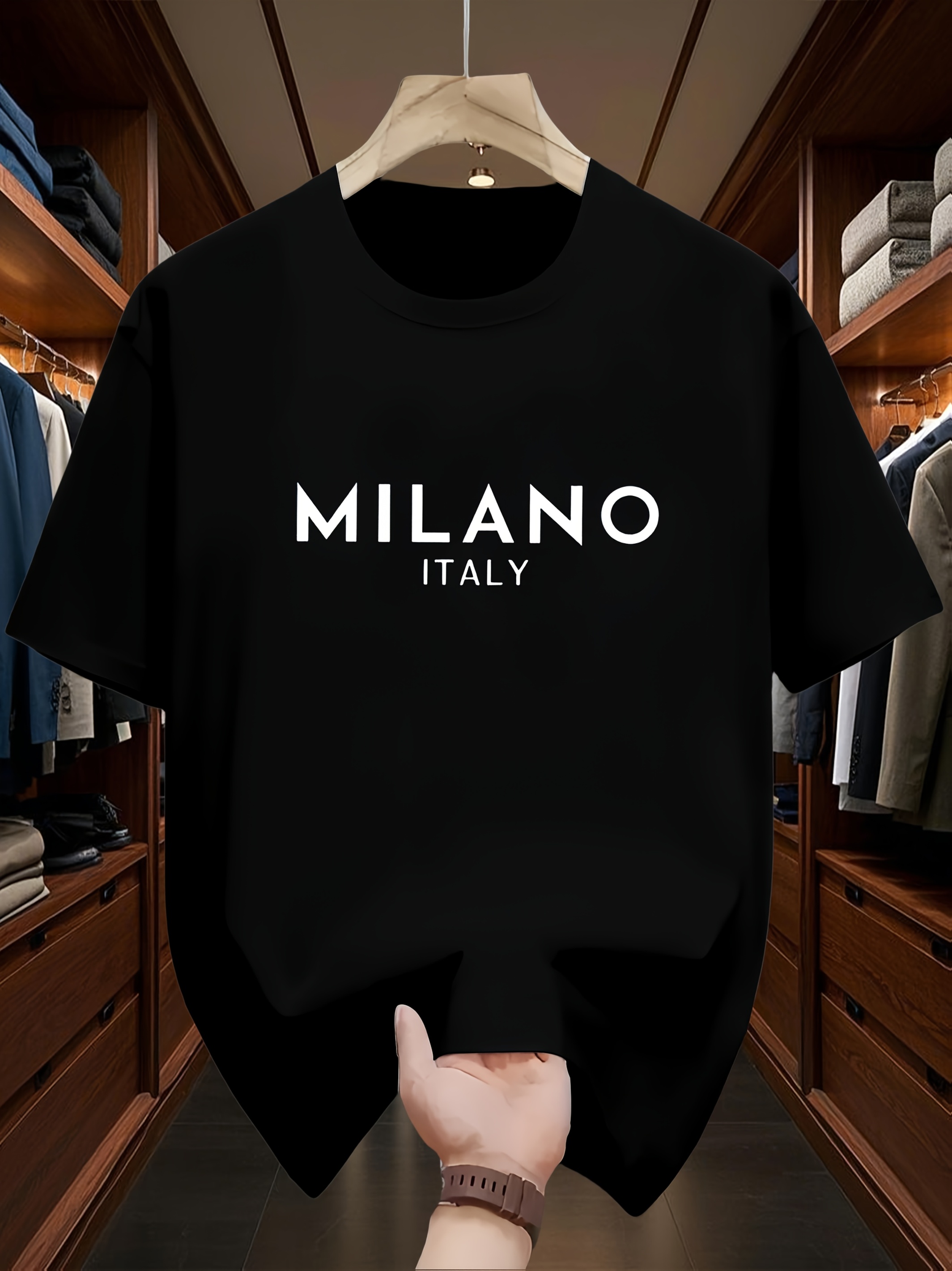 S-5XL Men's 100% Pure Cotton F - Street Fashion Milan 评论和价格