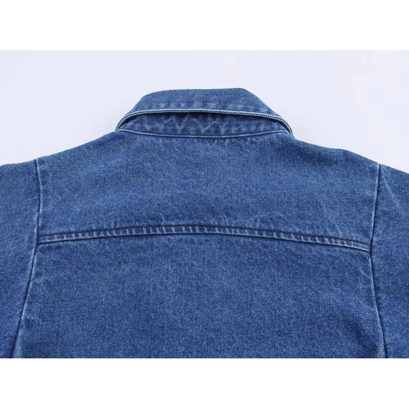 Vintage Denim Shirt for Women  - Street Fashion Kimono 评论和价格