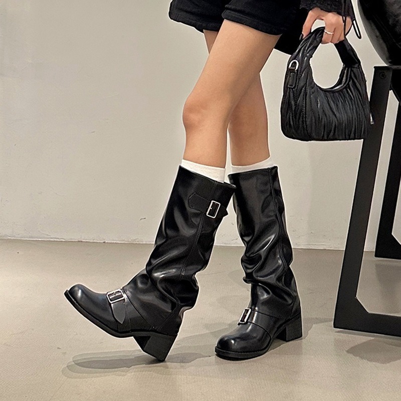 2025new Woman Boots Knee High  - Street Fashion Winter 2025 评论和价格