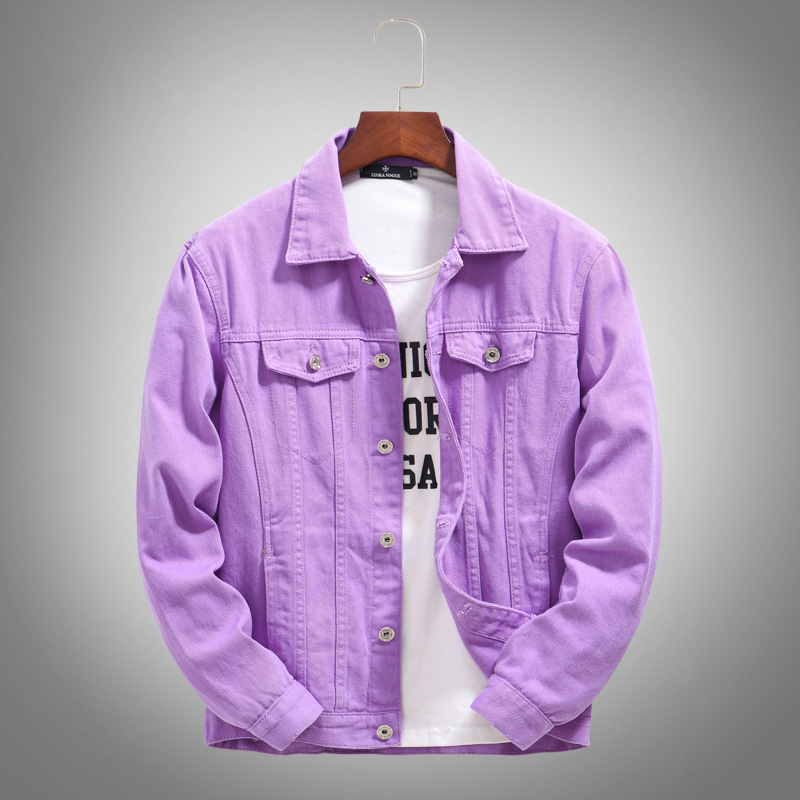 New Fashion Men Purple Denim J - Street Fashion Jeans Men 评论和价格