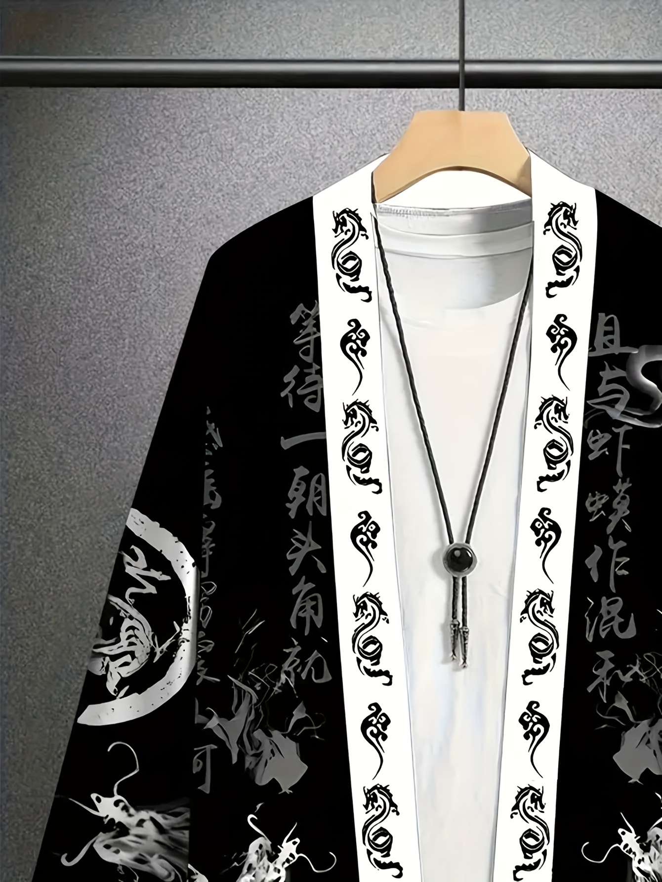 The 2026 summer new men's kimo - Street Fashion Kimono 评论和价格