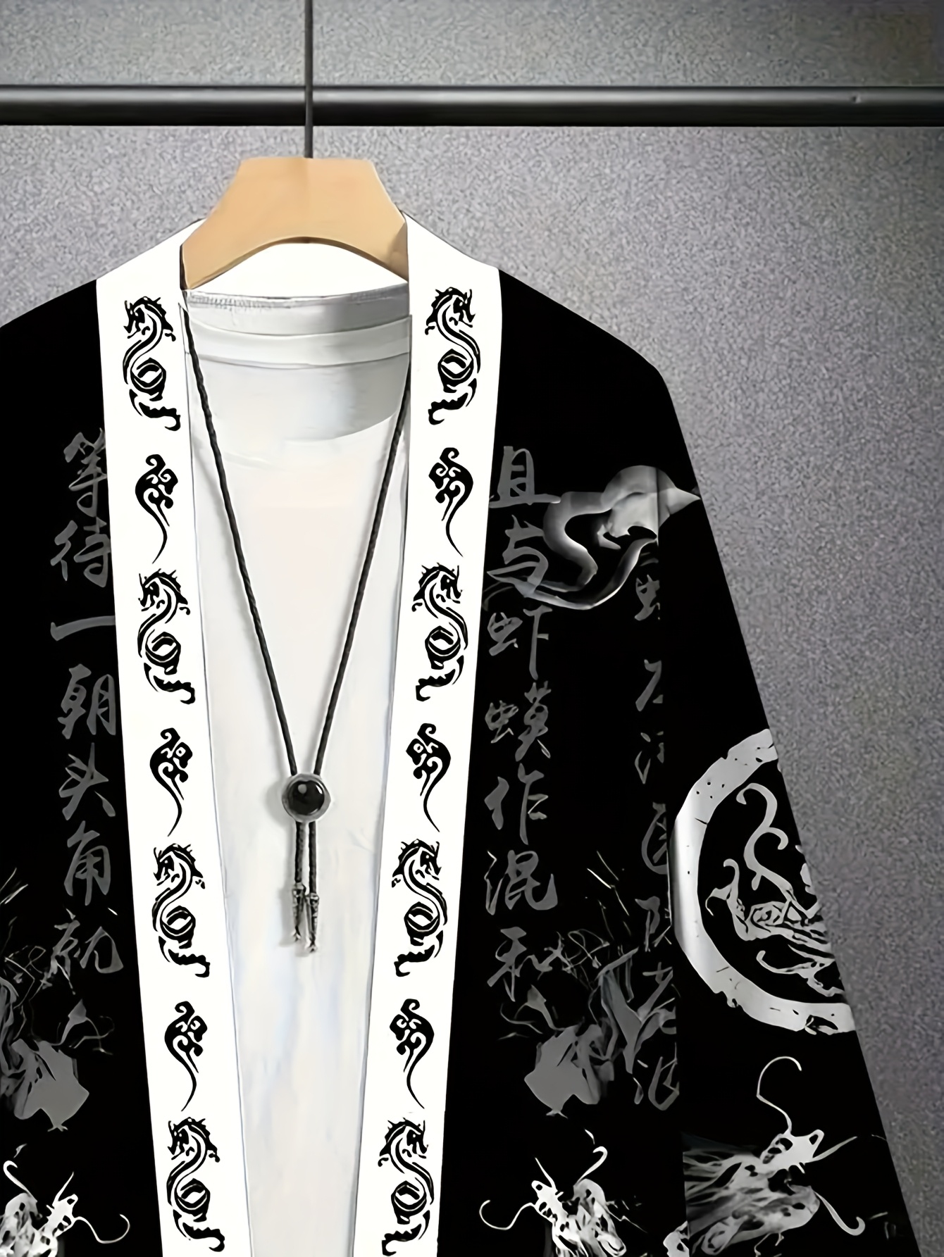 The 2026 summer new men's kimo - Street Fashion Kimono 评论和价格