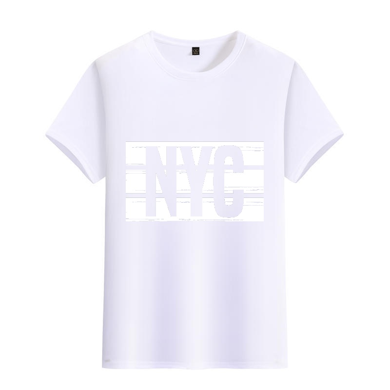 Men's Black Round-Neck Short-S - Street Fashion Nyc 评论和价格