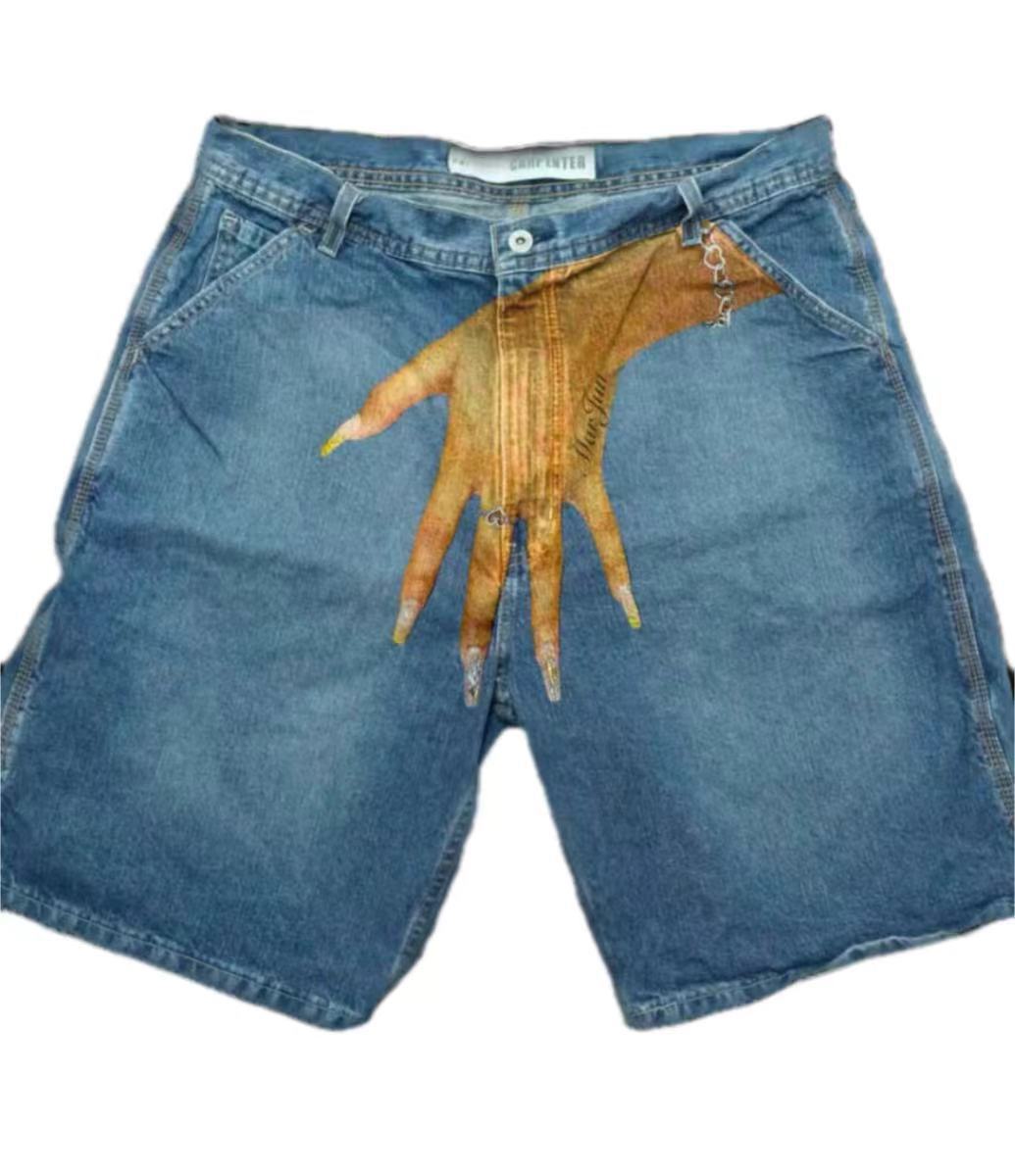 Y2K Baggy Denim Shorts vintage - Street Fashion Harajuku 评论和价格