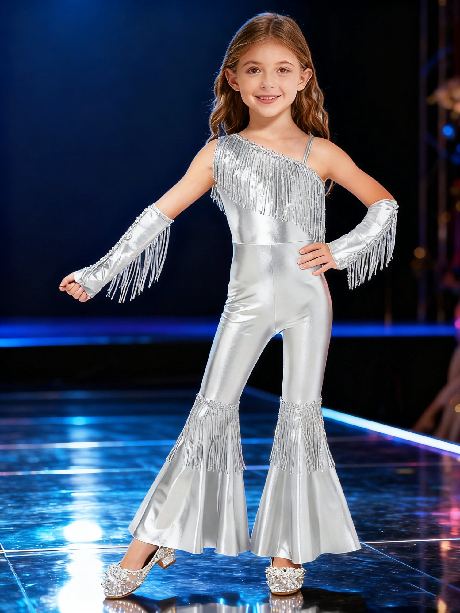 Girls Street Jazz Dance Costum - Girl Fashion Street 评论和价格