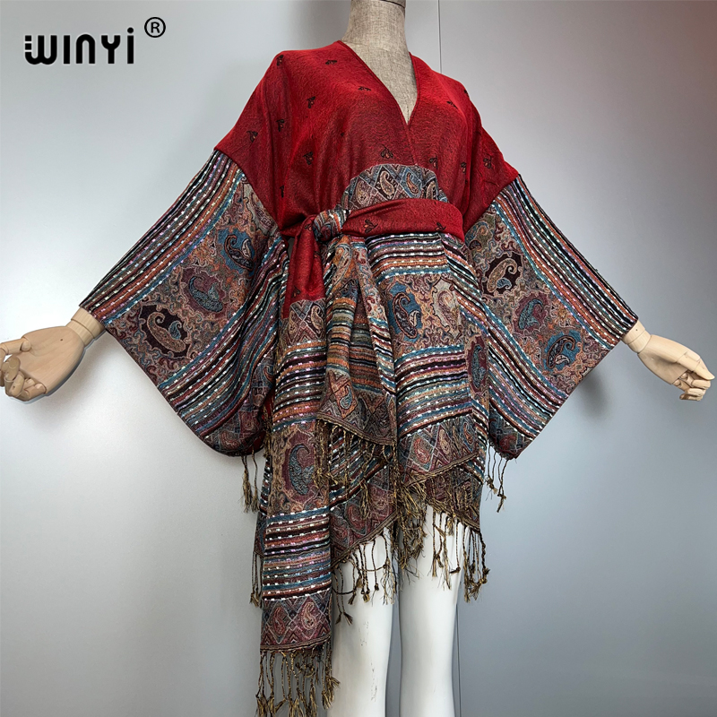 WINYI kimono maxi coat Africa  - Street Fashion Kimono 评论和价格