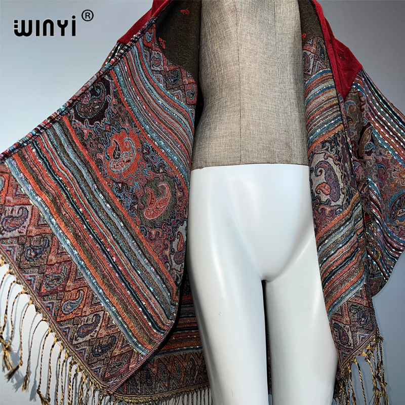 WINYI kimono maxi coat Africa  - Street Fashion Kimono 评论和价格