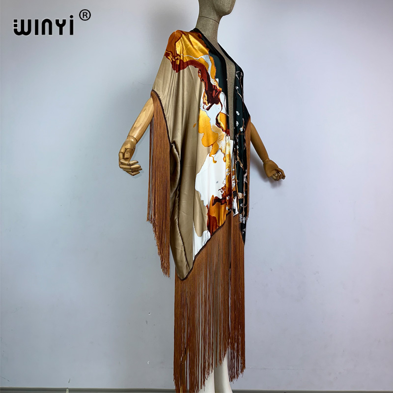 WINYI tassels kimono cover-up  - Street Fashion Kimono 评论和价格