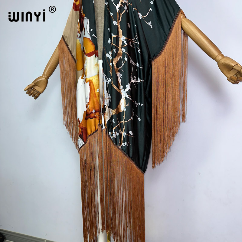 WINYI tassels kimono cover-up  - Street Fashion Kimono 评论和价格