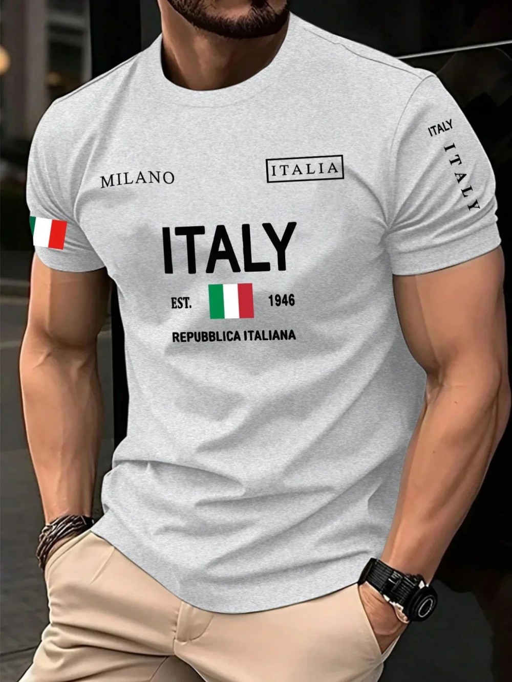 European and American men's su - Street Fashion Milan 评论和价格
