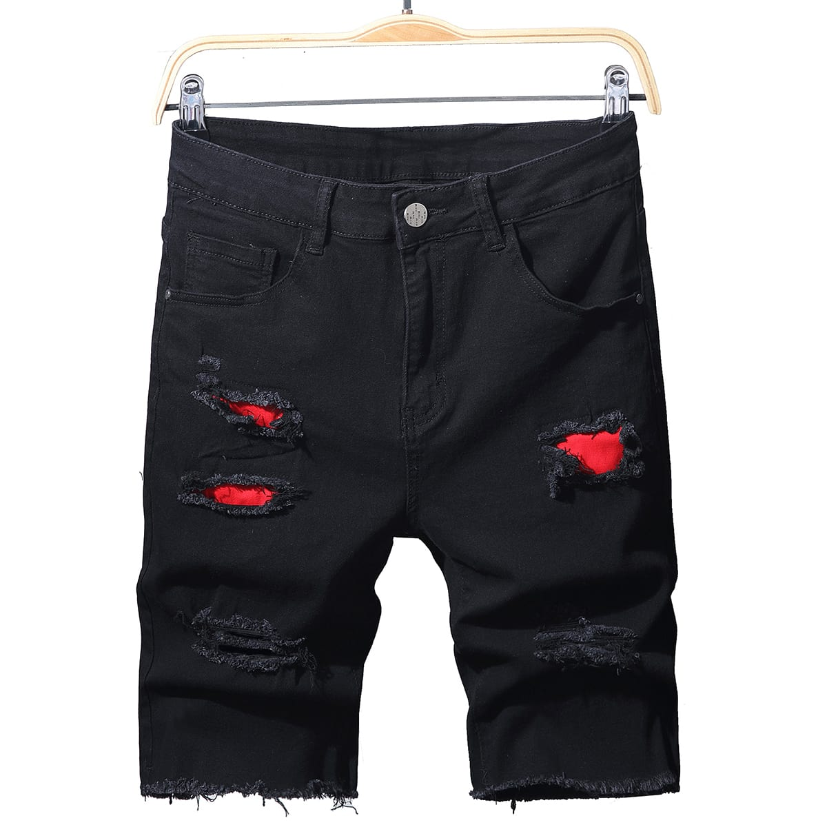 Summer Slim Stretch Men Short  - Street Fashion Jeans Men 评论和价格