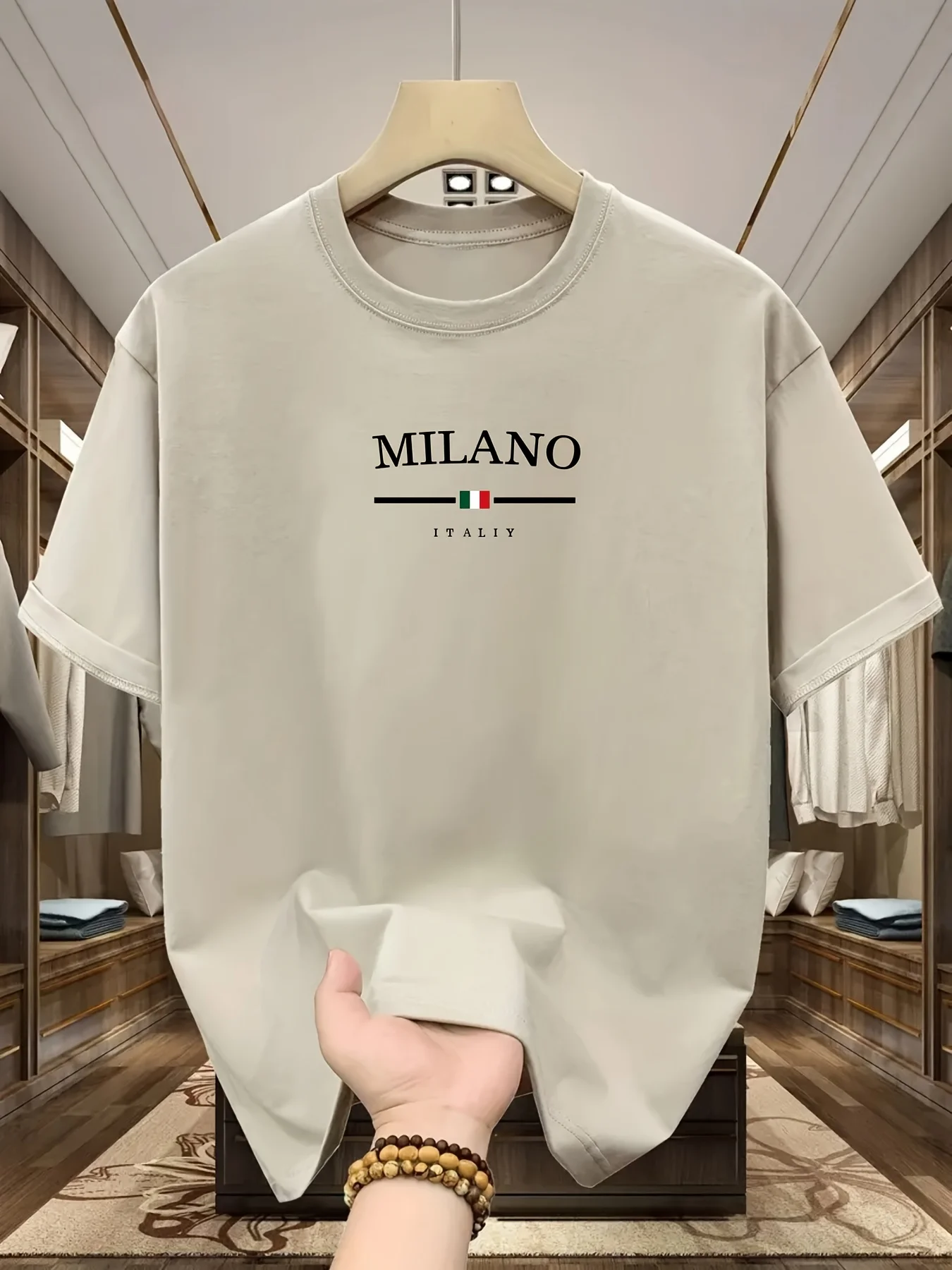 Men's 100% pure cotton fashion - Street Fashion Milan 评论和价格