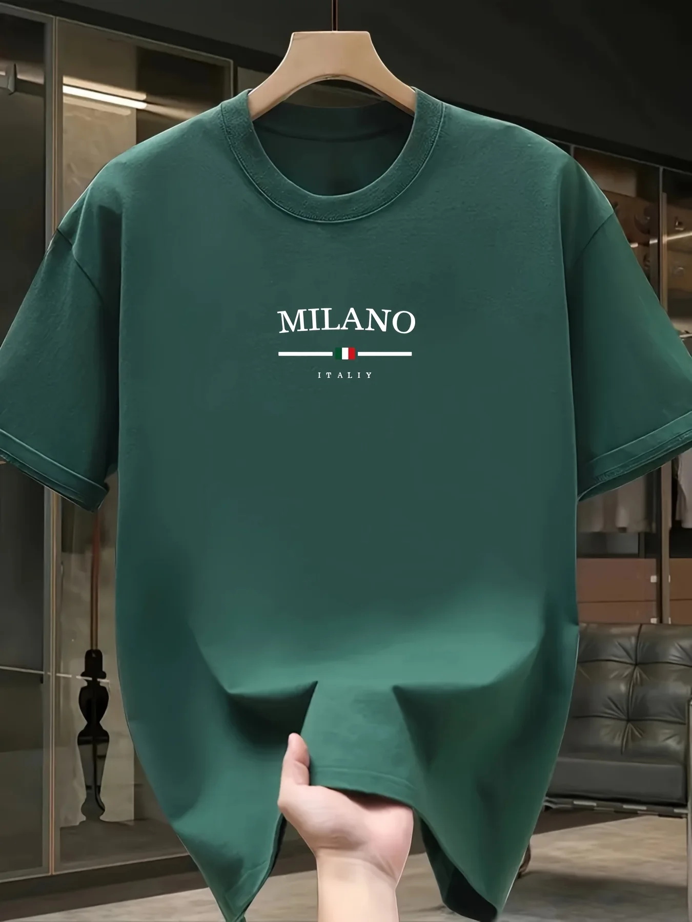Men's 100% pure cotton fashion - Street Fashion Milan 评论和价格