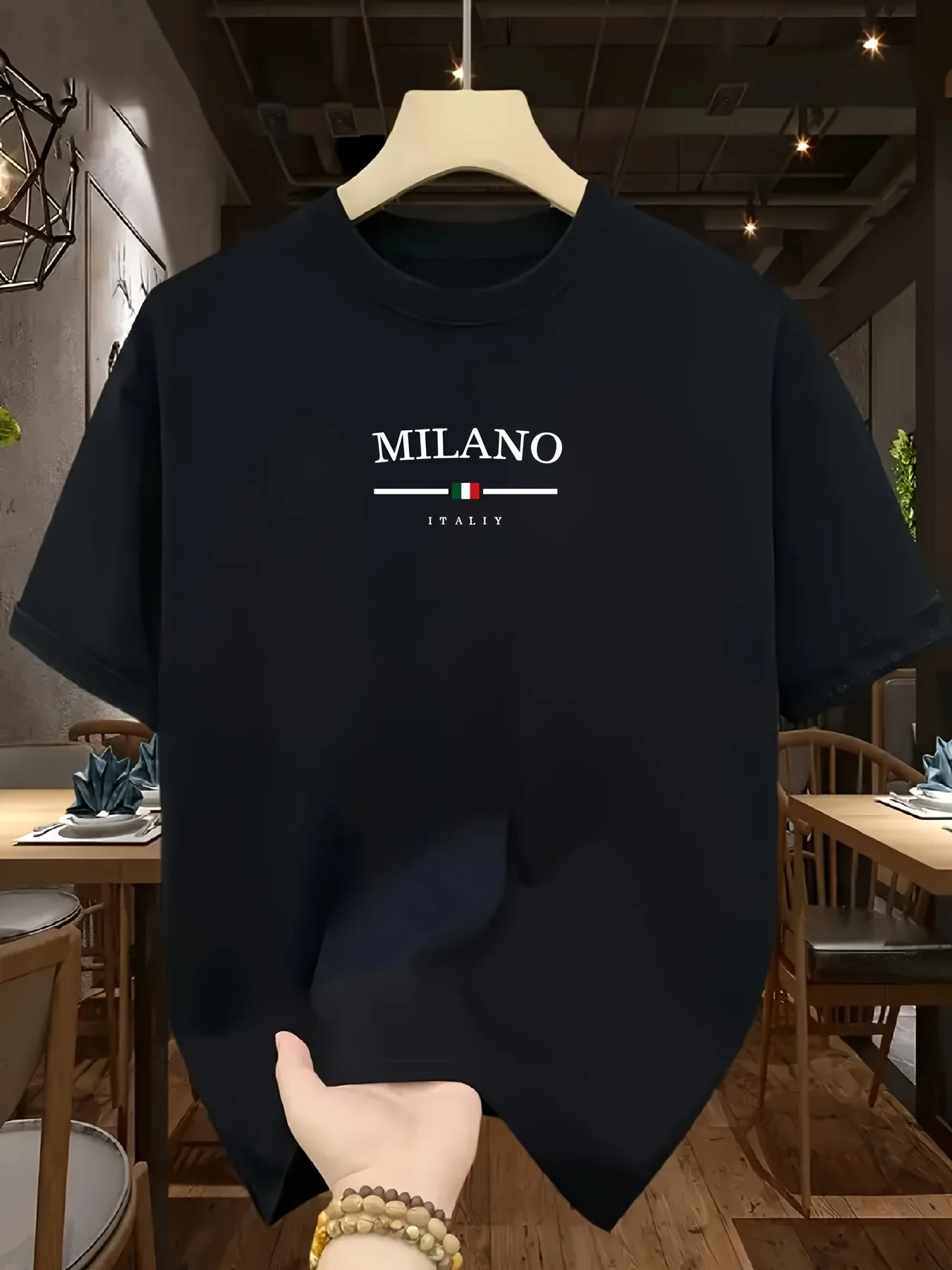 Men's 100% pure cotton fashion - Street Fashion Milan 评论和价格