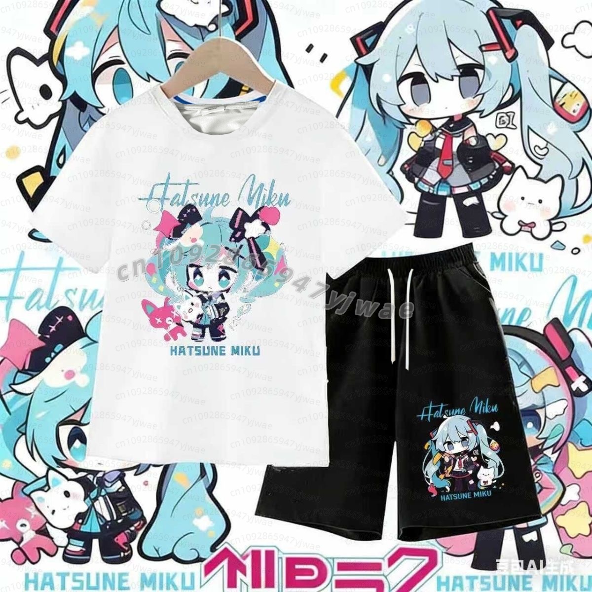 Japanese Anime Hatsune Miku Me - Street Fashion Harajuku 评论和价格