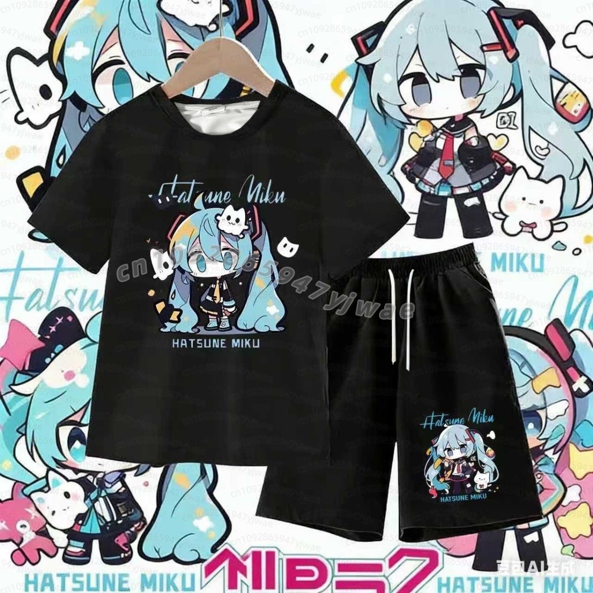 Japanese Anime Hatsune Miku Me - Street Fashion Harajuku 评论和价格