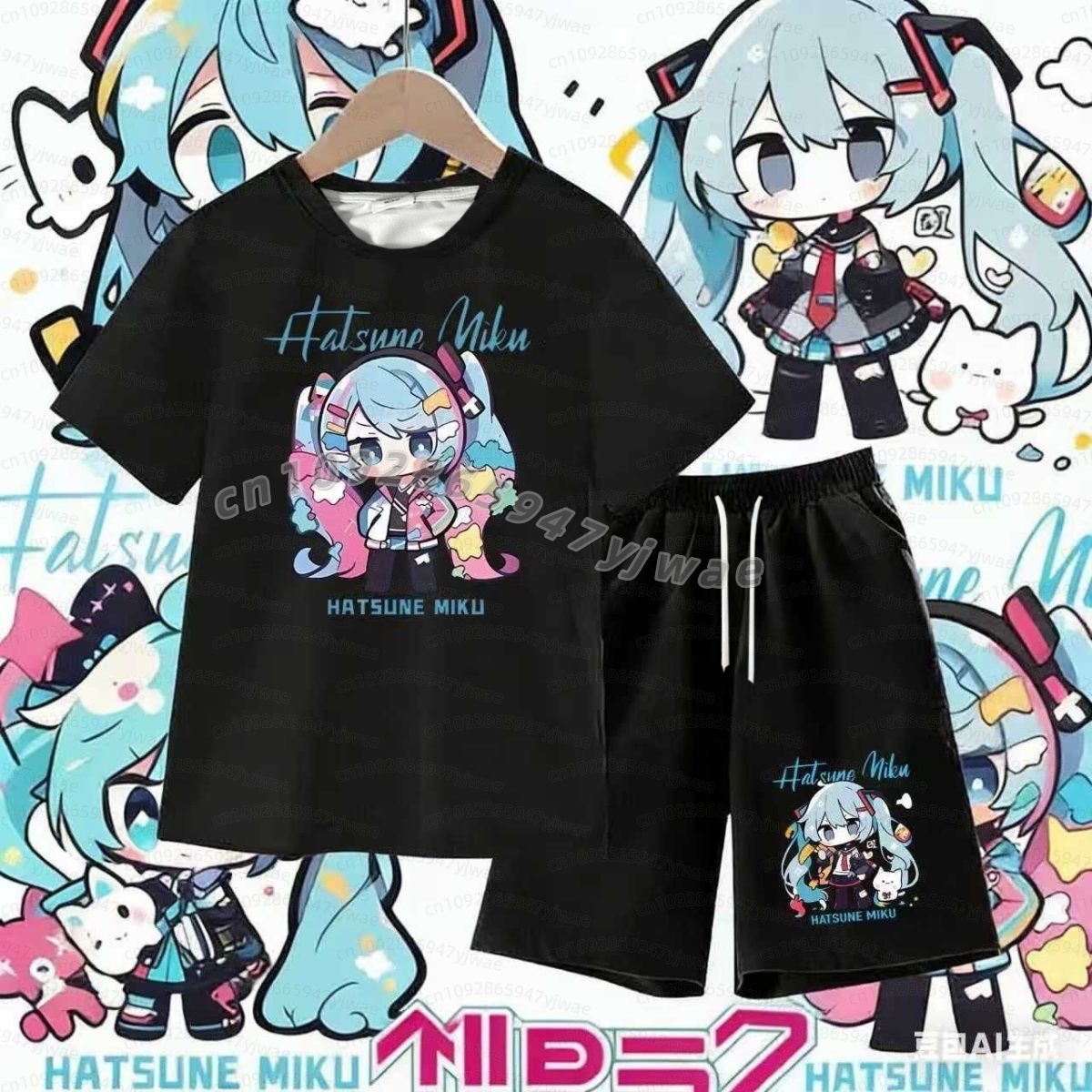 Japanese Anime Hatsune Miku Me - Street Fashion Harajuku 评论和价格