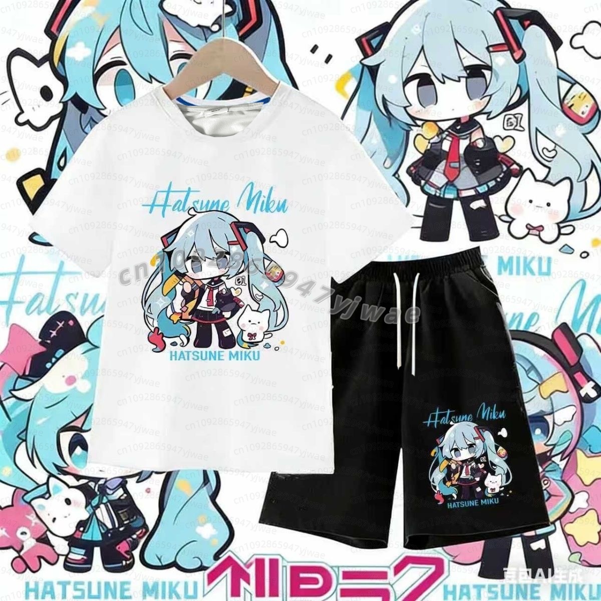Japanese Anime Hatsune Miku Me - Street Fashion Harajuku 评论和价格