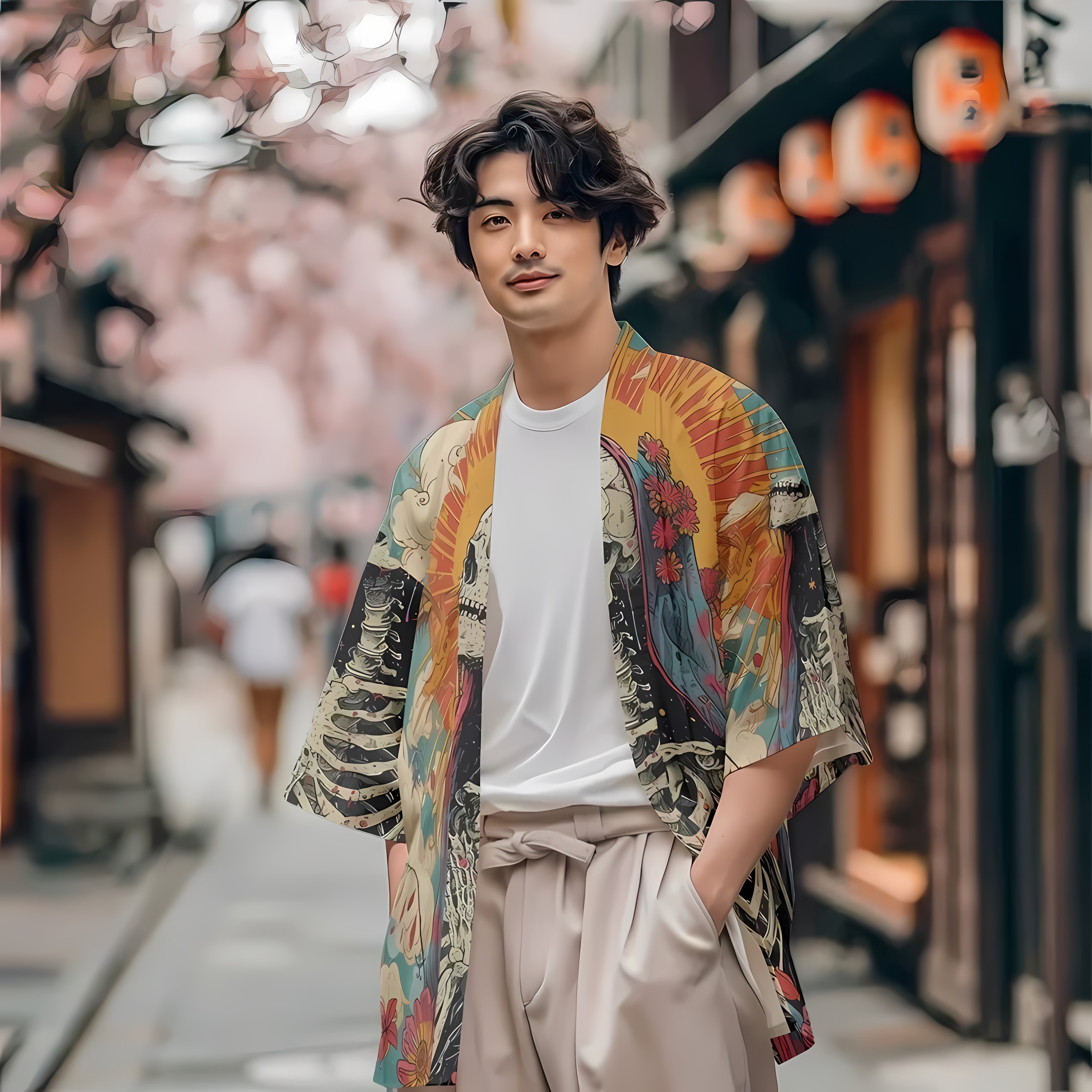 2026 Summer New Men's Kimono w - Street Fashion Kimono 评论和价格