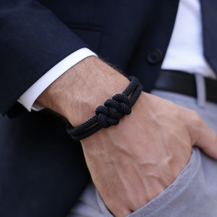 Stylish Men Rope Bracelet High - Street Fashion Milan 评论和价格