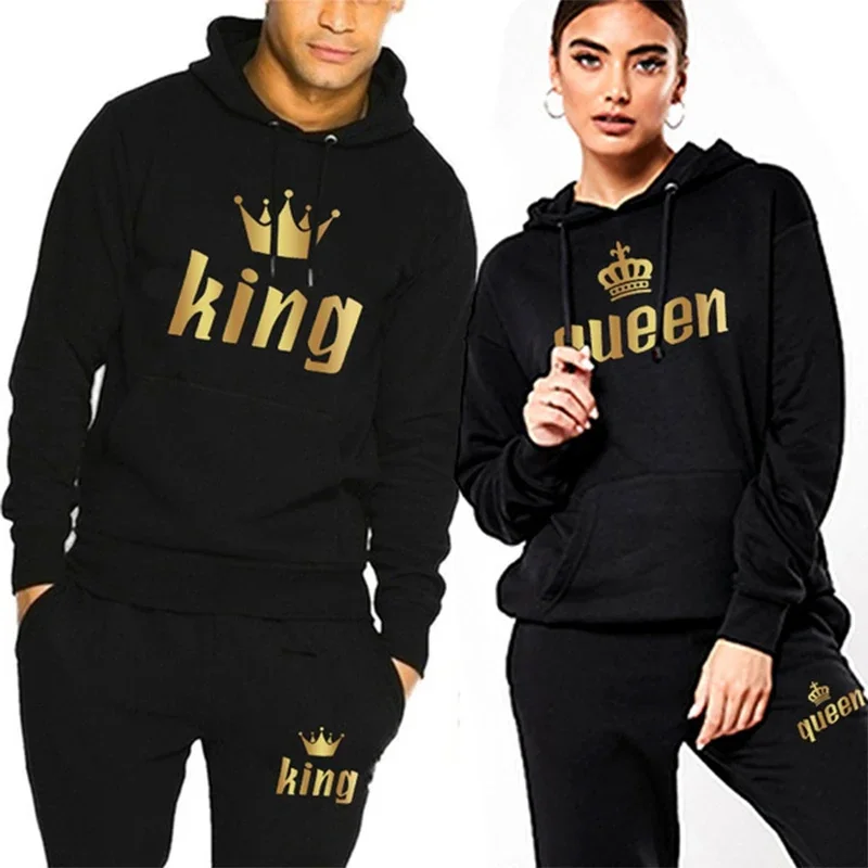 Men Women Tracksuit King And Q - Street Fashion Hoodie 评论和价格