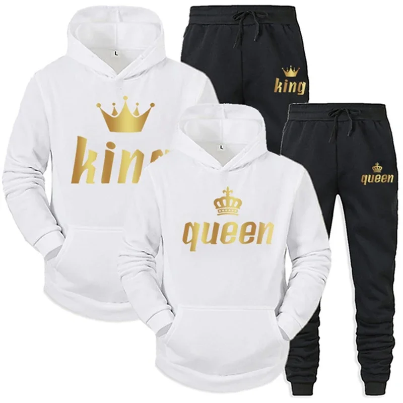 Men Women Tracksuit King And Q - Street Fashion Hoodie 评论和价格