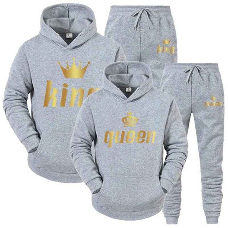 Men Women Tracksuit King And Q - Street Fashion Hoodie 评论和价格