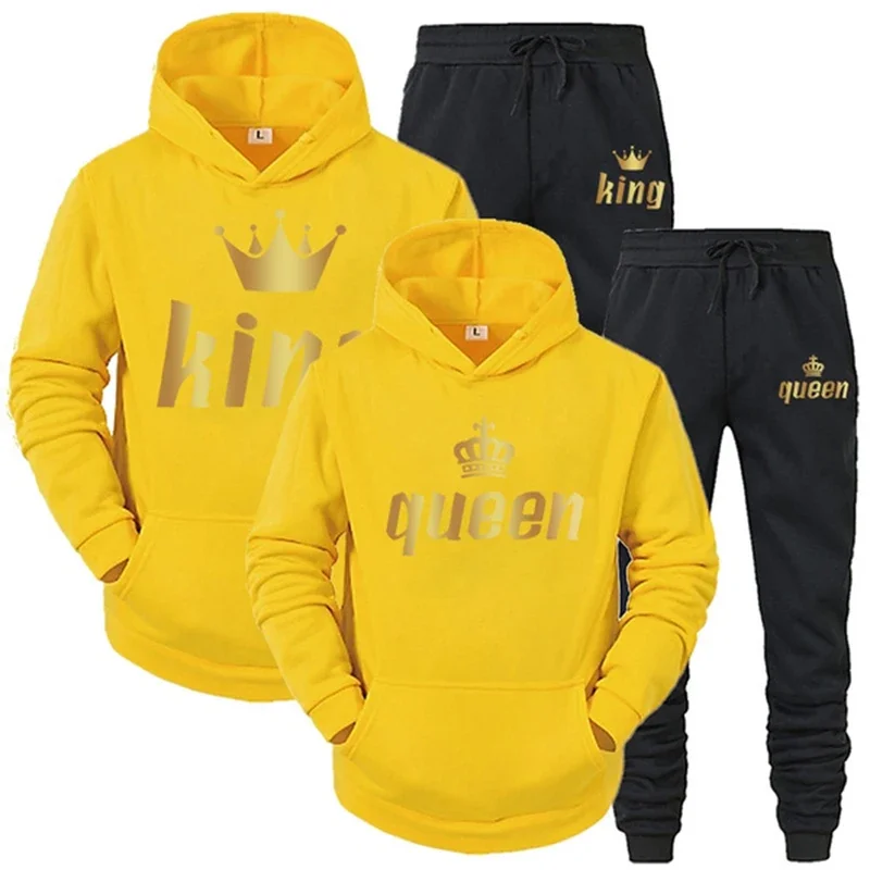 Men Women Tracksuit King And Q - Street Fashion Hoodie 评论和价格