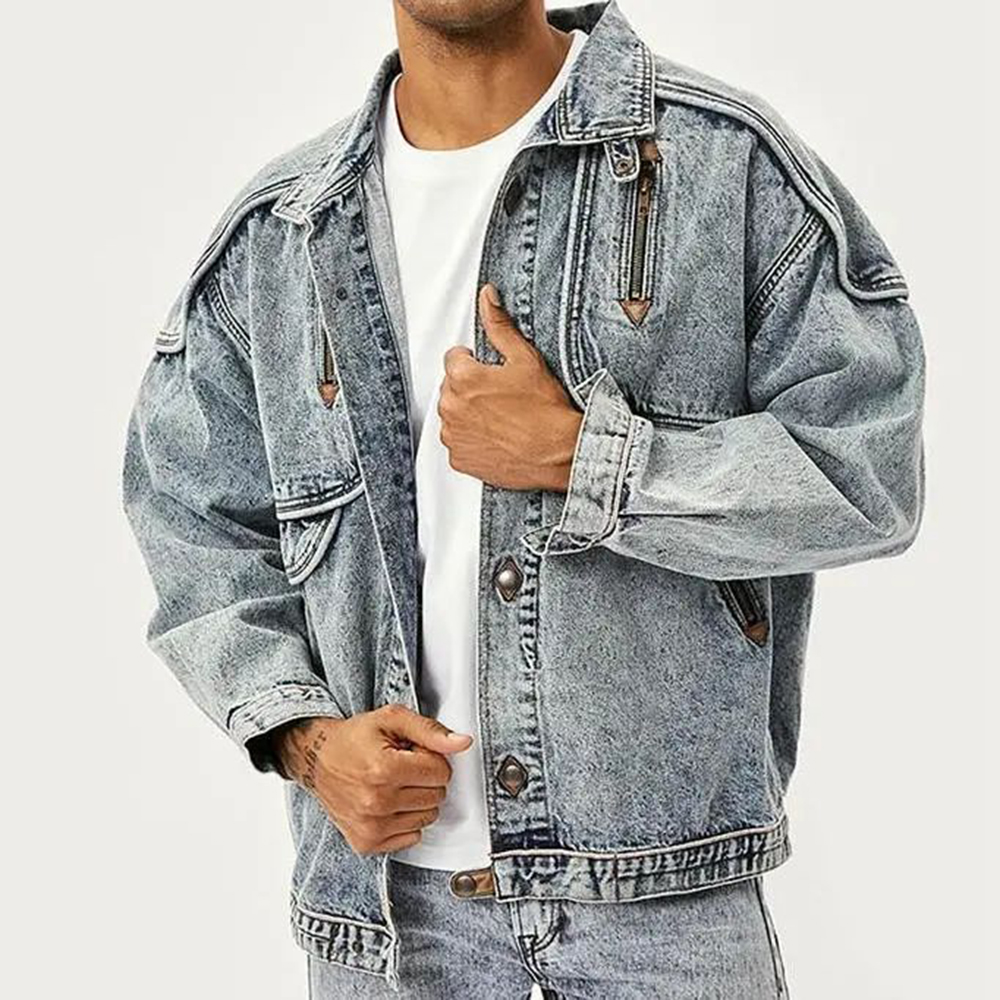 2024 Autumn Winter Vintage Den - Street Fashion Jeans Men 评论和价格