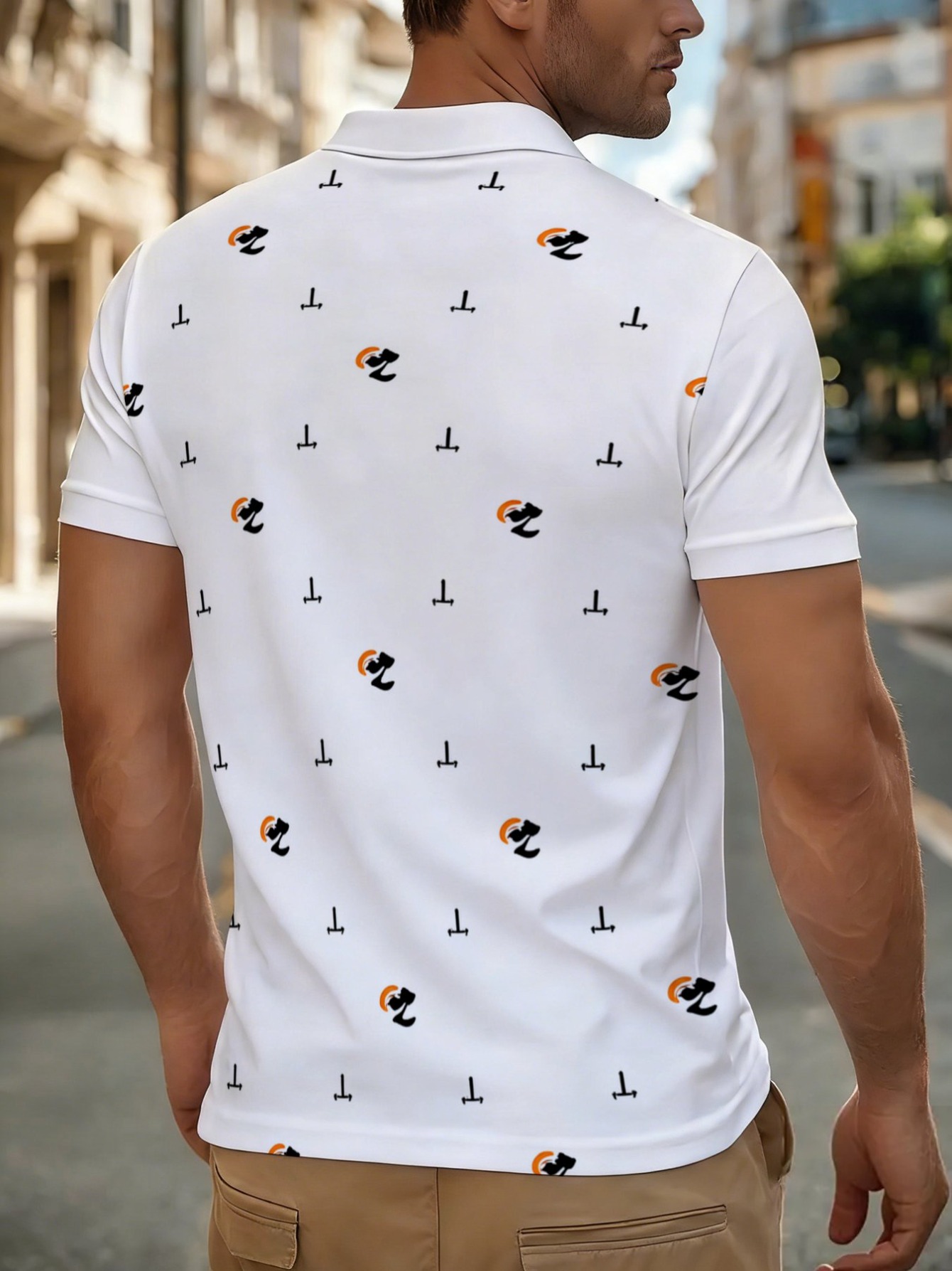 2026 Summer New Style Men's Sh - Street Fashion Graffiti 评论和价格