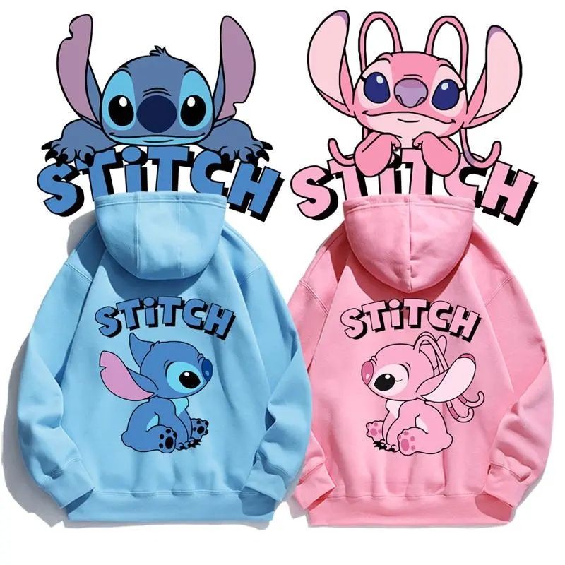 Cartoon Stitch Hoodie Loose Lo - Street Fashion Hoodie 评论和价格