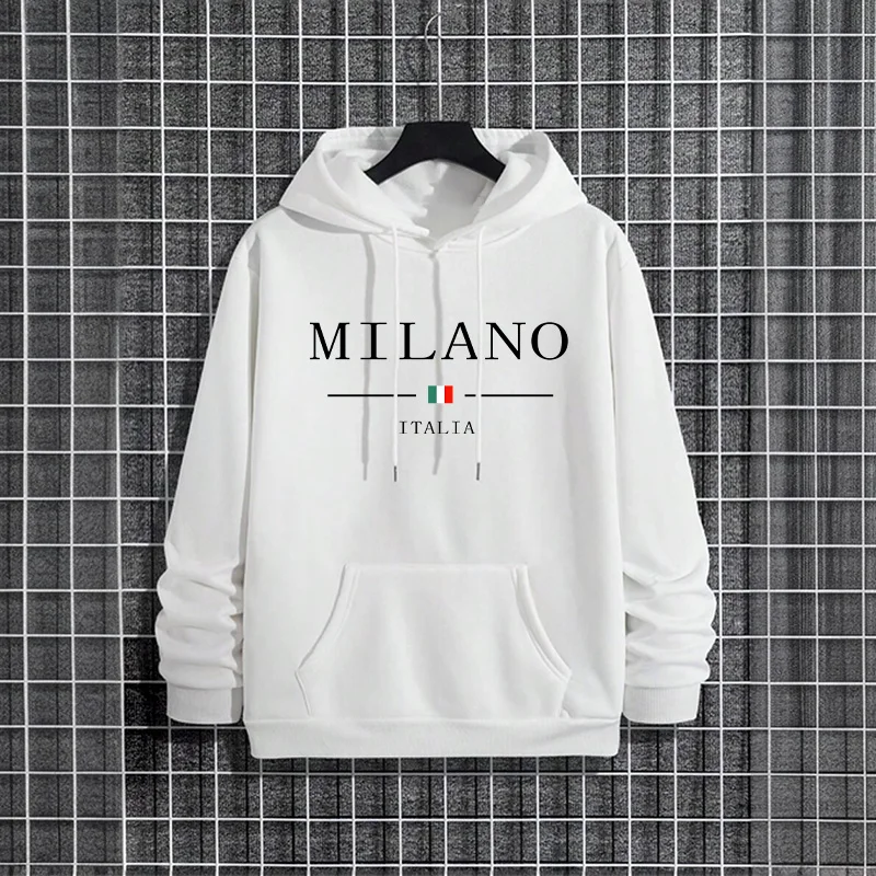 Italy Milan Fashion Men's Hood - Street Fashion Milan 评论和价格