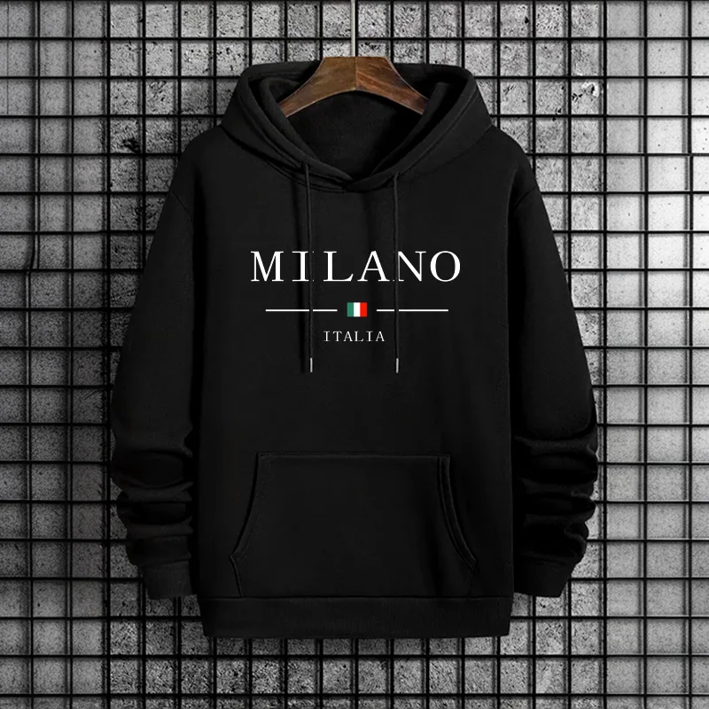 Italy Milan Fashion Men's Hood - Street Fashion Milan 评论和价格