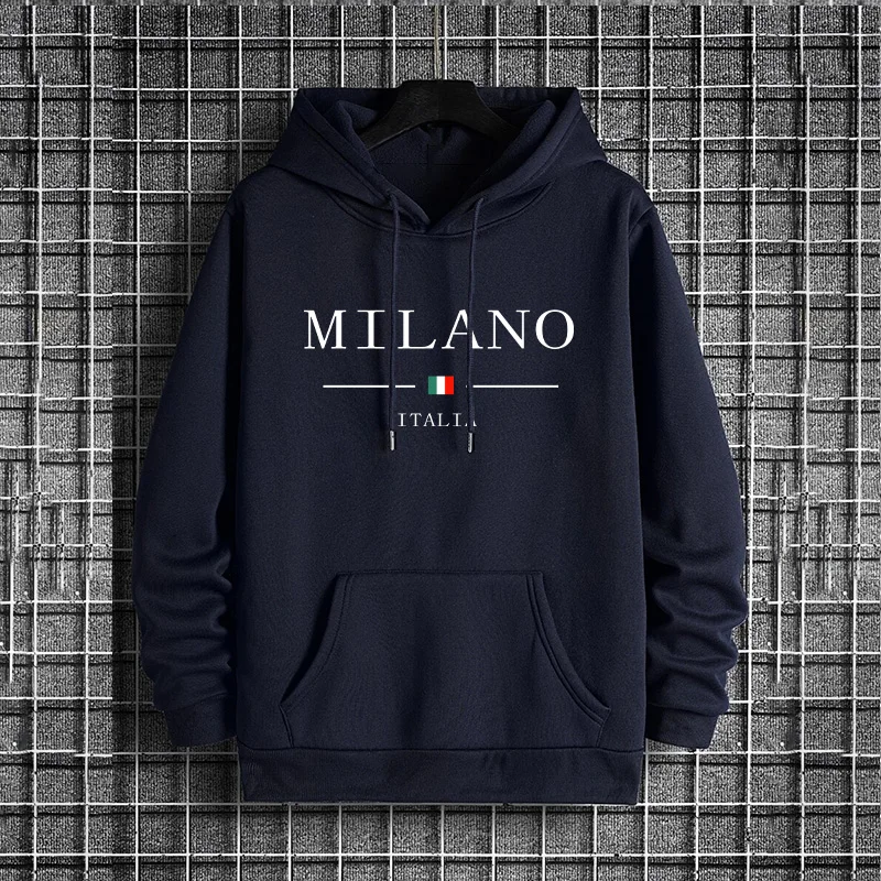 Italy Milan Fashion Men's Hood - Street Fashion Milan 评论和价格