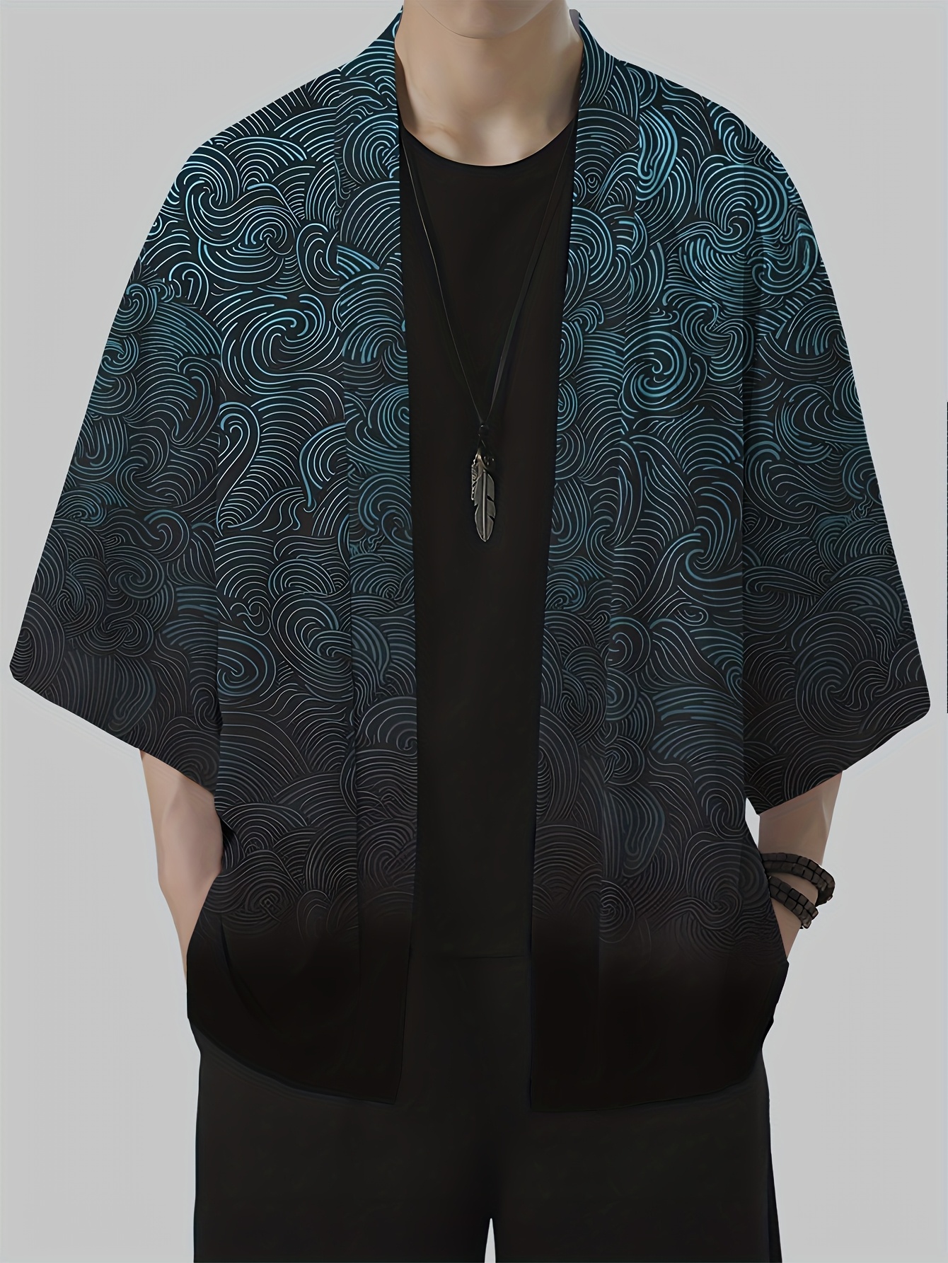2026 Summer New Men's Kimono 3 - Street Fashion Kimono 评论和价格