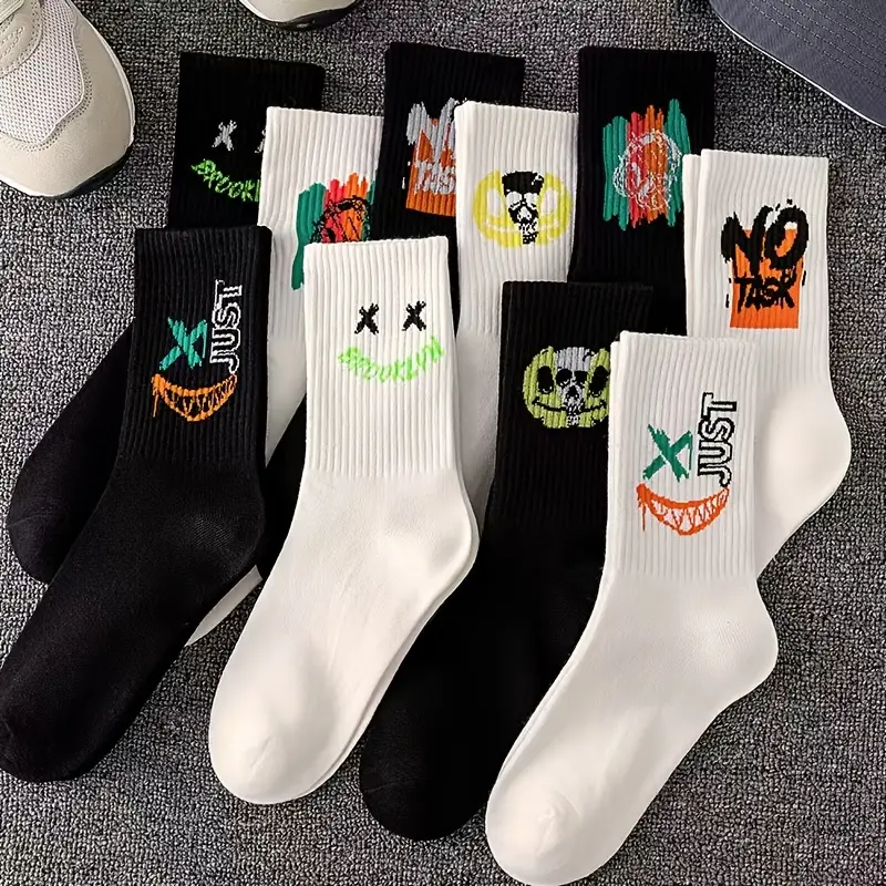 8 Pairs of Fashionable Graffit - Street Fashion Graffiti 评论和价格