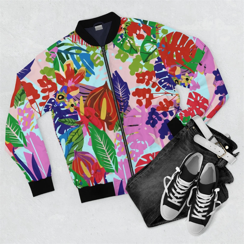 New Men's Jacket African Style - Street Fashion Graffiti 评论和价格